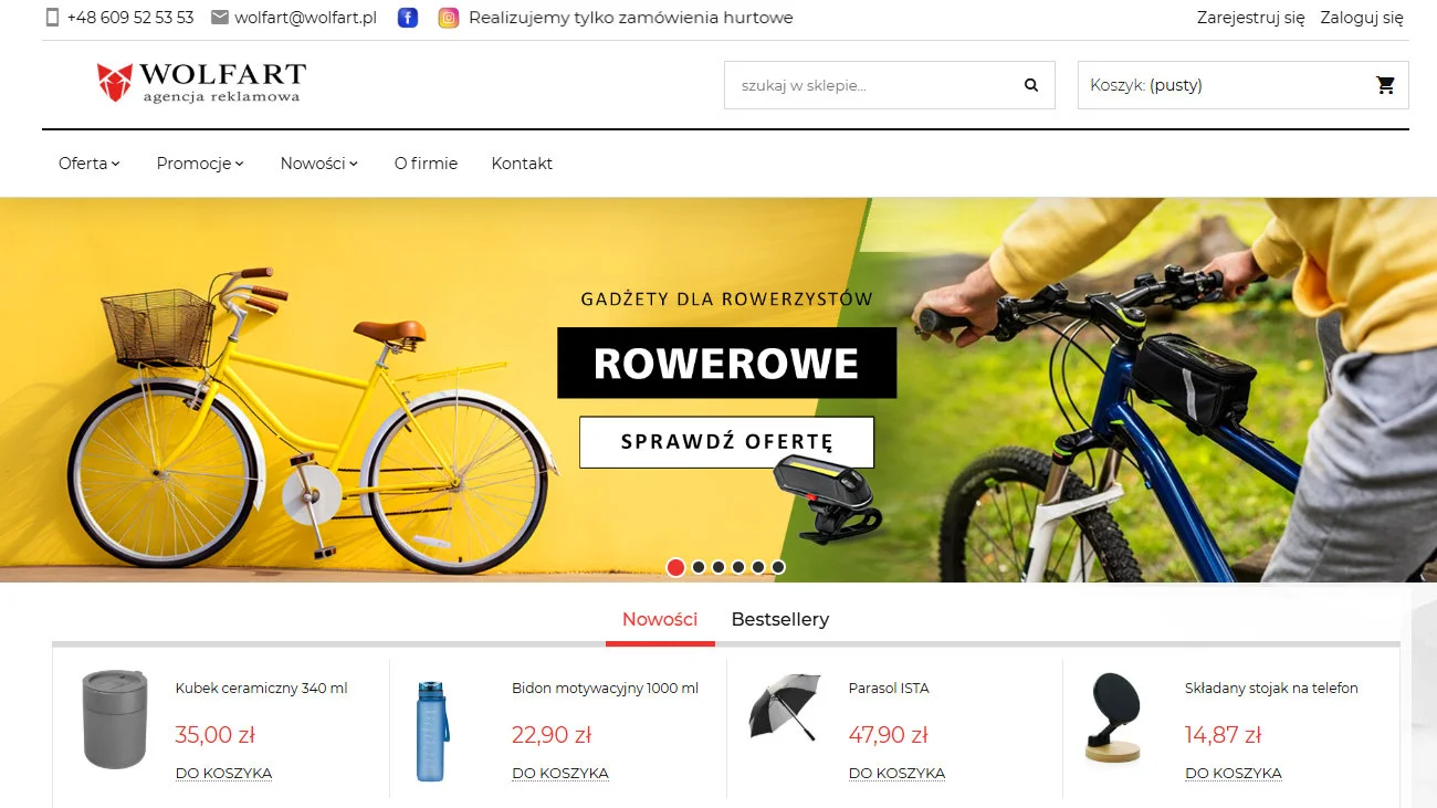 WOLFART - gadżety reklamowa Warszawa