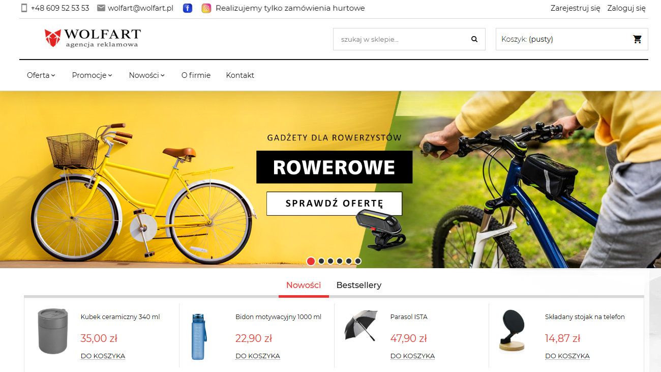 WOLFART - gadżety reklamowa Warszawa