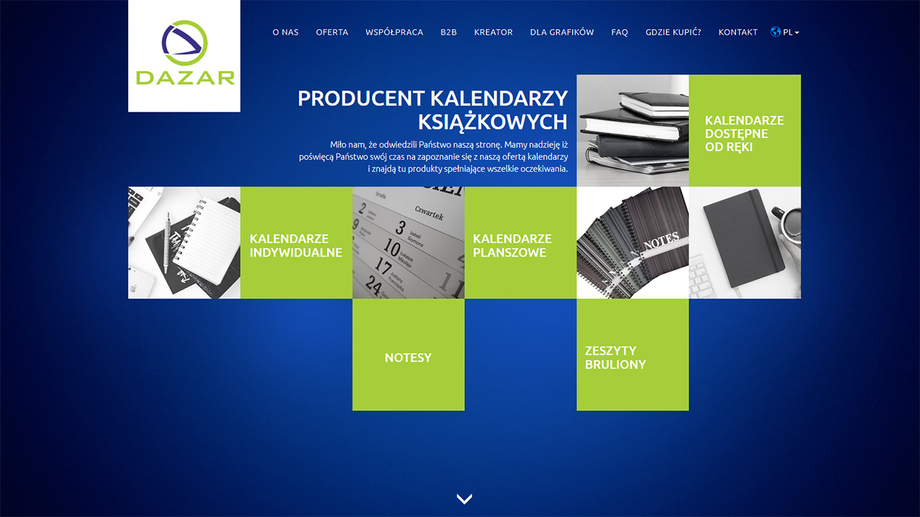 DAZAR - producent kalendarzy książkowych