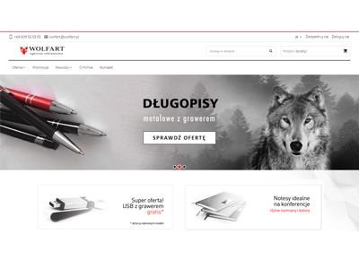 WOLFART - gadżety reklamowe Warszawa